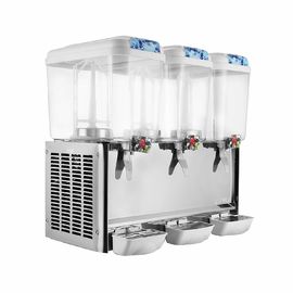 Distributeur froid de agitation chaud de boissons de Coold de trois réservoirs avec le bec d'acier inoxydable