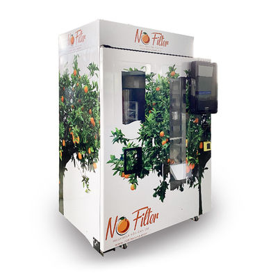 Distributeur automatique fraîchement serré électrique de jus d'orange avec l'écran d'affichage à LED