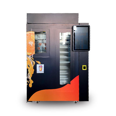 Distributeur automatique fraîchement serré électrique de jus d'orange avec l'écran d'affichage à LED