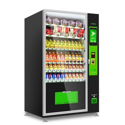 Distributeur automatique combiné de collations et de boissons pour les articles de vente au détail