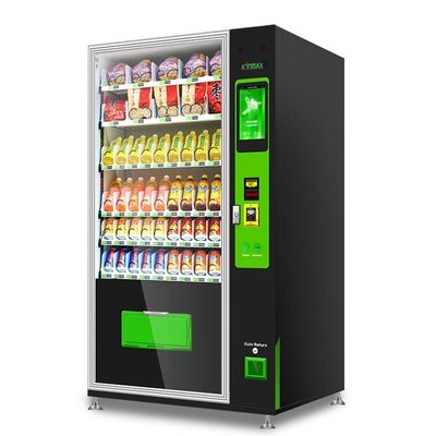 Distributeur automatique combiné de collations et de boissons pour les articles de vente au détail